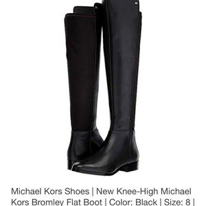 Brand New-Michael Kors Bromley Boots in black!